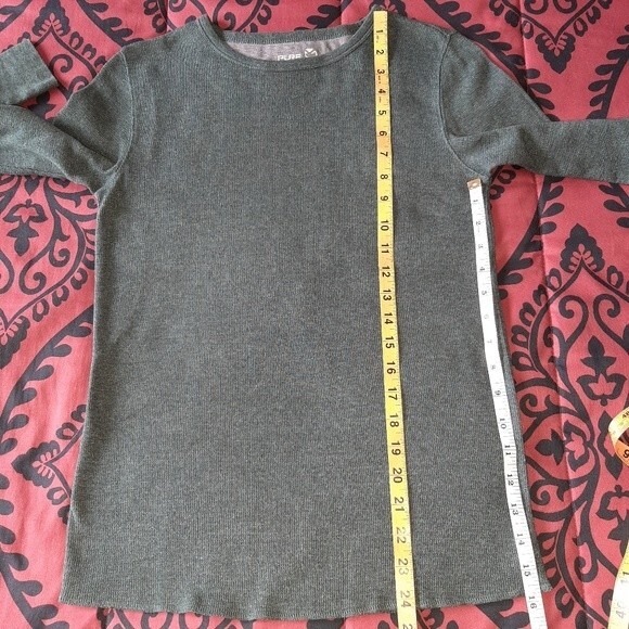 Pure Stuff Boys Top Thermal Waffle T-Shirt Long Sleeve Pullover Top M 10-12 - Picture 10 of 15